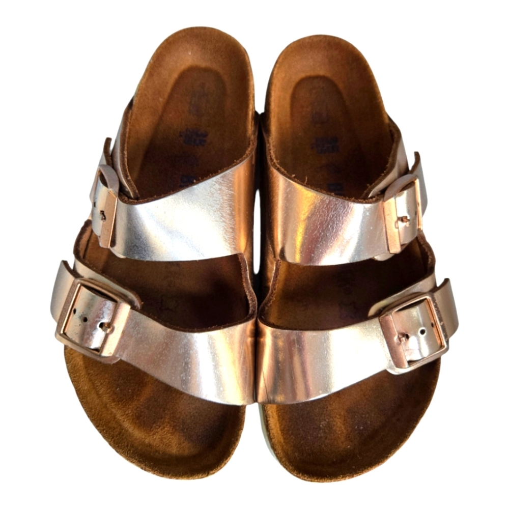 BIRKENSTOCK Arizona Soft Footbed Regular Width Metallic Copper Euro 35 US 4-4.5